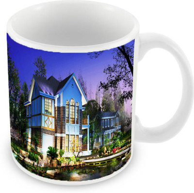 

Sleep Nature's SN-MG-614 Ceramic Mug(350 ml), Multicolor