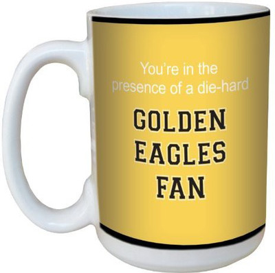 

Tree-Free Greetings Greetings lm44562 Golden Eagles College Football Fan Ceramic with Full-Sized Handle, 15-Ounce Ceramic Mug(60 ml), Multicolor