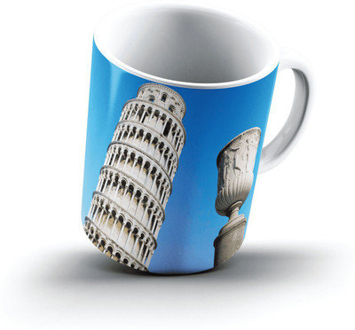 

Ucard Leaning Tower Pisa Italy2444 Bone China, Ceramic, Porcelain Mug(325 ml), Multicolor