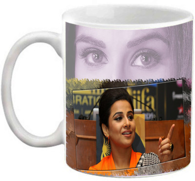 

EFW VIDYA BALAN PRINTED Ceramic Mug(325 ml), White