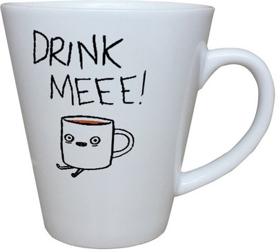

Crackndeal CM265CM Ceramic Mug(350 ml), Multicolor