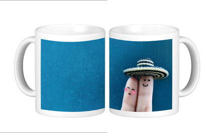

Shopmillions Feel The Love Ceramic Mug(300 ml), Multicolor