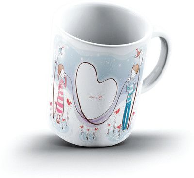 

Ucard Love Long Distance Call1054 Bone China, Ceramic, Porcelain Mug(325 ml), Multicolor