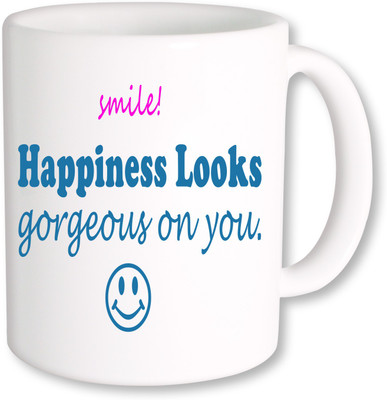 

PhotogiftsIndia Right Go Left Ceramic Mug(325 ml), Multicolor