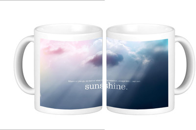 

Shopmillions Sunshine Ceramic Mug(300 ml), Multicolor
