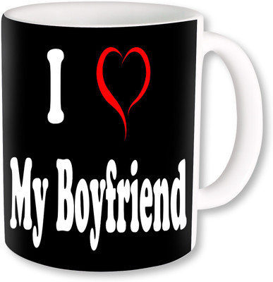 

PhotogiftsIndia I Love My Boyfriends 07 Ceramic Mug(325 ml), Multicolor