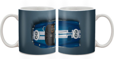 

Artifa Blue Racer Car Porcelain, Ceramic Mug(350 ml), Multicolor