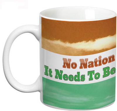 

Prithish Independence Day Design 11 Ceramic Mug(330 ml), Multicolor
