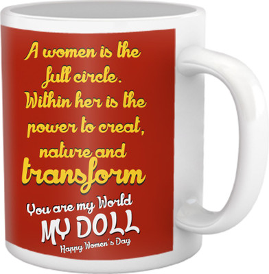 46% OFF on TIED RIBBONS You Are My World My Doll Coffee Ceramic Coffee Mug(350 ml) 46% OFF on TIED RIBBONS You Are My World My Doll Coffee Ceramic Coffee Mug(350 ml)