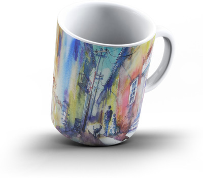 

Ucard Art383 Bone China, Ceramic, Porcelain Mug(325 ml)