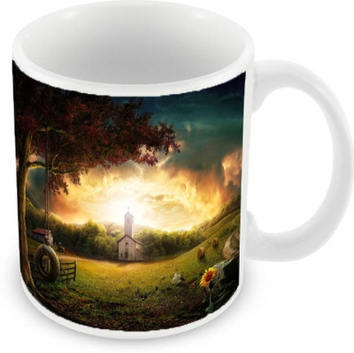 

Sleep Nature's SN-MG-753 Ceramic Mug(350 ml), Multicolor