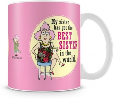 35% OFF on Aunty Acid Best Sister Ceramic Mug(325 ml) 35% OFF on Aunty Acid Best Sister Ceramic Mug(325 ml)
