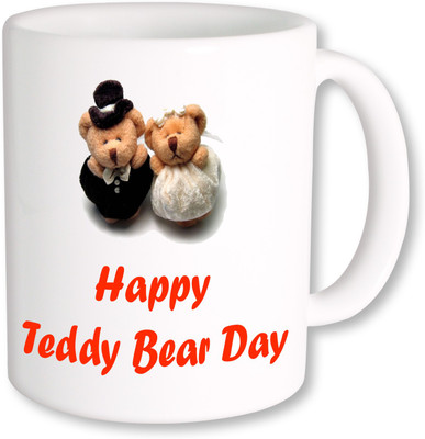 

PhotogiftsIndia Happy Teddy Bear Day 05 Ceramic Mug(325 ml), Multicolor