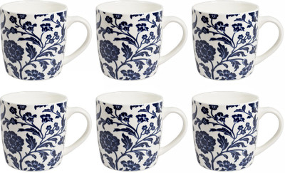 

La Platina Lp-C-210-CoffeeMugSet Bone China, Porcelain Mug(180 ml, Pack of 6), Multicolor