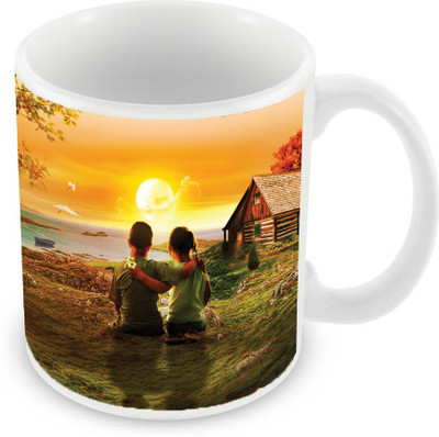 

Sleep Nature's SN-MG-1891 Ceramic Mug(350 ml), Multicolor