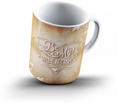 

Ucard Valentines Day Love513 Bone China, Ceramic, Porcelain Mug(325 ml), Multicolor