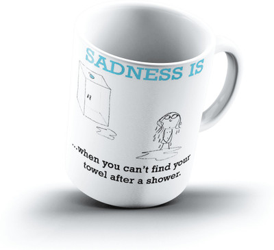 

Ucard Happiness Is1323 Bone China, Ceramic, Porcelain Mug(325 ml)