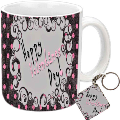 

Raj Laxmi valentine frame white Ceramic Mug(404 ml)
