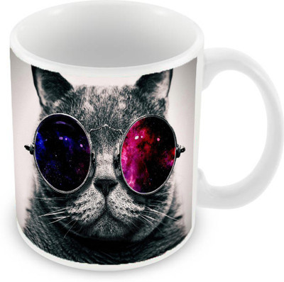 

Sleep Nature's Round Ceramic Mug(350 ml), Grey