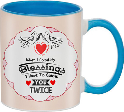 

SKY TRENDS Great Romantic Love Best Gifts For Valentine Day For Girlfriend Boyfriend Fiance Wife Husband, Anniversary,Christmas, Design 018 Ceramic Mug(325 ml), Multicolor