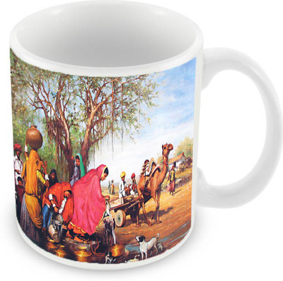 

Sleep Nature's SN-MG-229 Ceramic Mug(350 ml), Multicolor