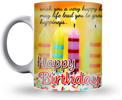 

Presto Personalised for Your Friends Birthday Ceramic Mug(330 ml), White