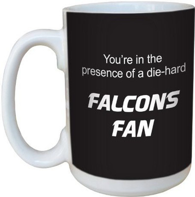 

Tree-Free Greetings Greetings lm44108 Falcons Football Fan Ceramic with Full-Sized Handle, 15-Ounce Ceramic Mug(60 ml), Multicolor