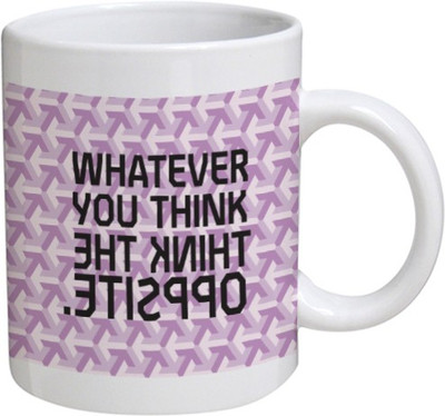 

Disginer Cases Whatever - MyBestow White Plain Coffee Ceramic Ceramic Mug(320 ml), Multicolor