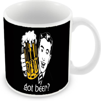 

Sleep Nature's SN-MG-547 Ceramic Mug(350 ml), Black