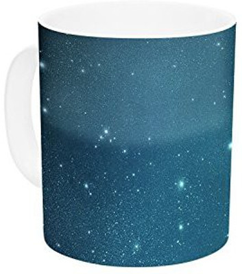 

Kess InHouse InHouse Robin Dickinson Star Light Celestial Forest Ceramic Coffee, 11 oz, Multicolor Ceramic Mug(60 ml)