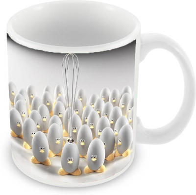

Sleep Nature's SN-MG-728 Ceramic Mug(350 ml), White