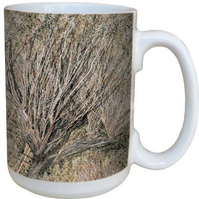 

Tree-Free Greetings Greetings 79612 Brush Pattern by Mossy Oak Camo 15-Ounce Ceramic with Full-Sized Handle, Multicolored Ceramic Mug(60 ml), Multicolor