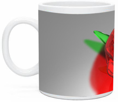 

Shopmillions Rose Ceramic Mug(350 ml)