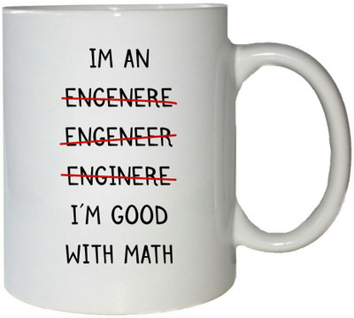 

Deeher Gifts I'm An Engineer Ceramic Mug(350 ml), Multicolor