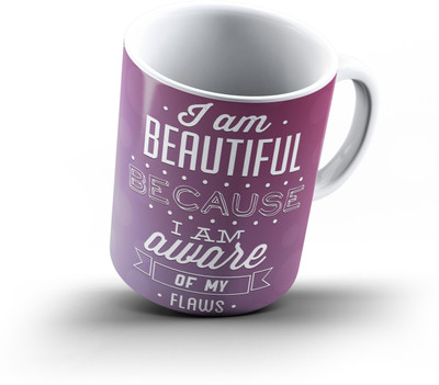 

Ucard Motivational Quote769 Bone China, Ceramic, Porcelain Mug(325 ml), Multicolor