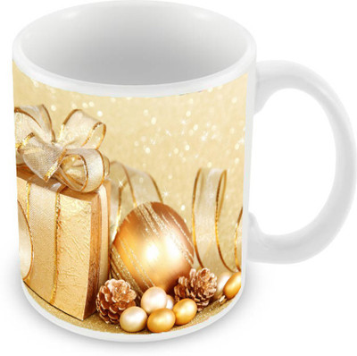 

Sleep Nature's SN-MG-1125 Ceramic Mug(350 ml), Gold