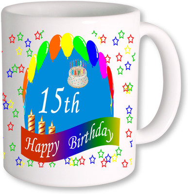 

PhotogiftsIndia Birthday Coffee 015 Ceramic Mug(325 ml), Multicolor