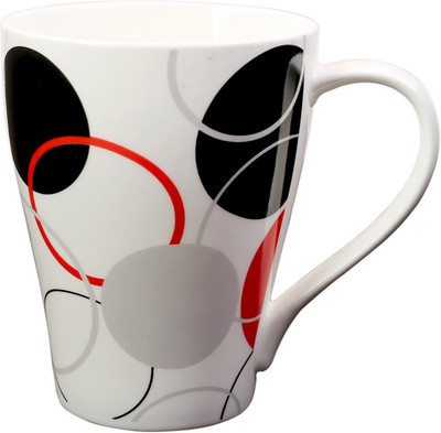 

Aspirationz Az-MC-1845 Bone China, Porcelain Mug(350 ml), Multicolor