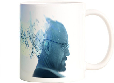 

Rangeele Inkers Breaking Bad It All Ends Ceramic Mug(300 ml), Multicolor