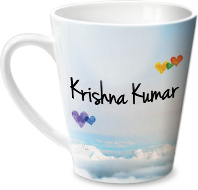 

Hot Muggs Simply Love You Krishna Kumar Conical Ceramic Mug(350 ml)