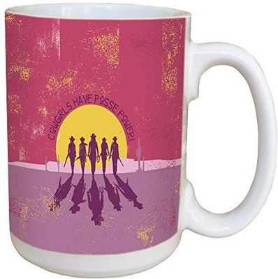 

Tree-Free Greetings Greetings 46146 Seita Posse Power Ceramic with Full-Sized Handle, 15-Ounce Ceramic Mug(60 ml), Multicolor