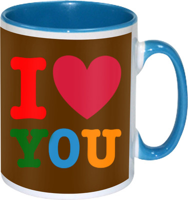 

Heyworlds i love you valentine day gifts 010 Ceramic Mug(325 ml), Multicolor