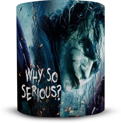 

Ackme Design super hero, Joker Ceramic Mug(325 ml), Multicolor