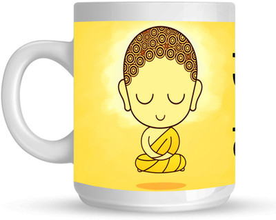 

HuppmeGift Sushil Balak Homely White Ceramic Mug(350 ml)