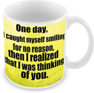 

Sleep Nature's SN-MG-2629 Ceramic Mug(350 ml), Multicolor