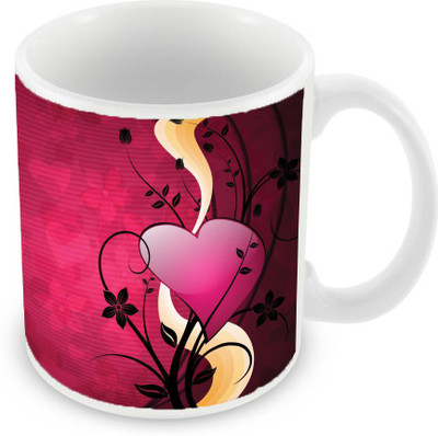 

Sleep Nature's SN-MG-1645 Ceramic Mug(350 ml), Pink