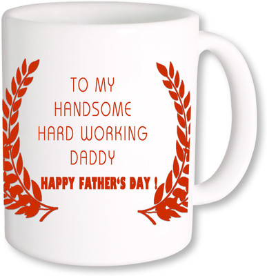 

PhotogiftsIndai Happy Father's Day 110 Ceramic Mug(325 ml), Multicolor