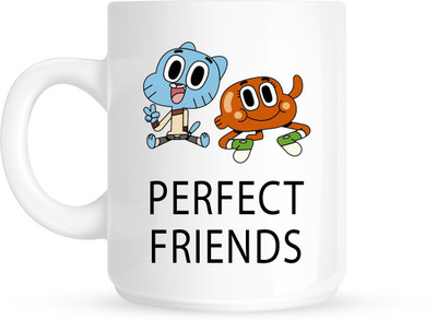 

HuppmeGift Perfect Friends White Ceramic Mug(350 ml)