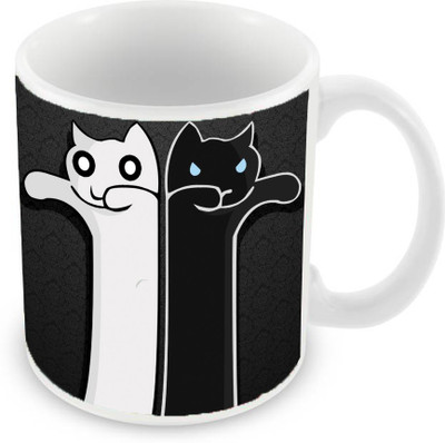 

Sleep Nature's SN-MG-2264 Ceramic Mug(350 ml), Black