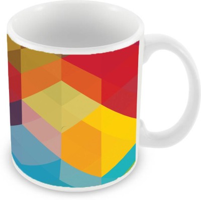 

Sleep Nature's SN-MG-2545 Ceramic Mug(350 ml), Multicolor